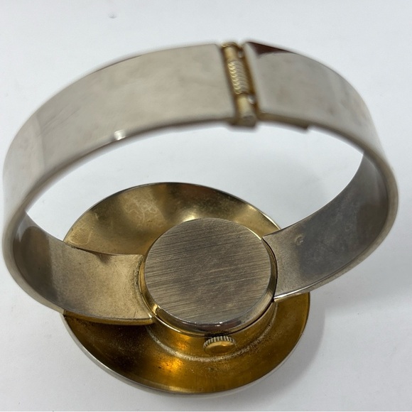 Vintage Marcel Boucher 17J Domed Bracelet Watch Tested Works - Picture 3 of 8